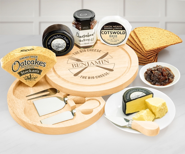 Housewarming Personalised Cheese Board Selection Gift Set